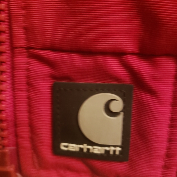 Carhartt work Red Rain jacket size L - Picture 6 of 6